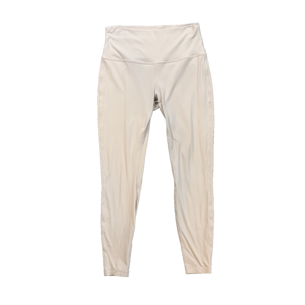 Lululemon Leggings Women 10 Pearl Pink Align High Rise Smooth Double Lined